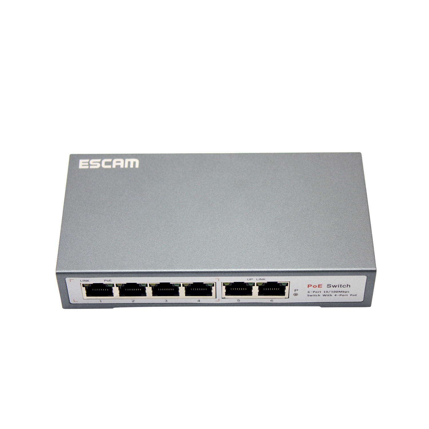 ESCAM 4CH POE Switch 10/100M 150m Distance 85W DC&2 Lan Port for IP Camera CCTV System NVR POE Power Supply Adapter