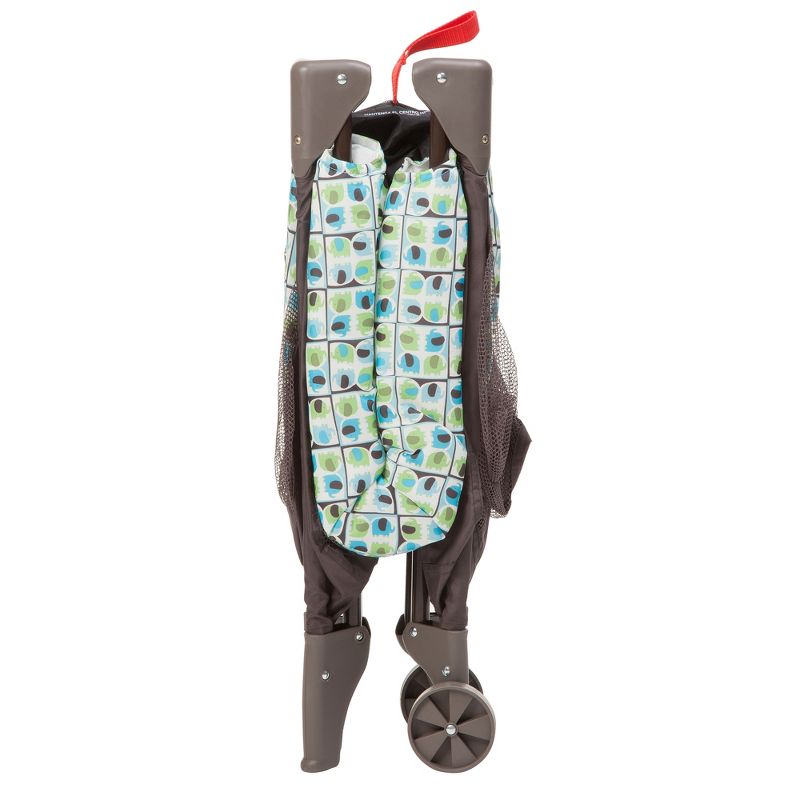 Cosco Funsport Portable Compact Baby Toddler Play Yard with 2 Rolling Wheels and Convenient Carry Bag, Elephant Squares