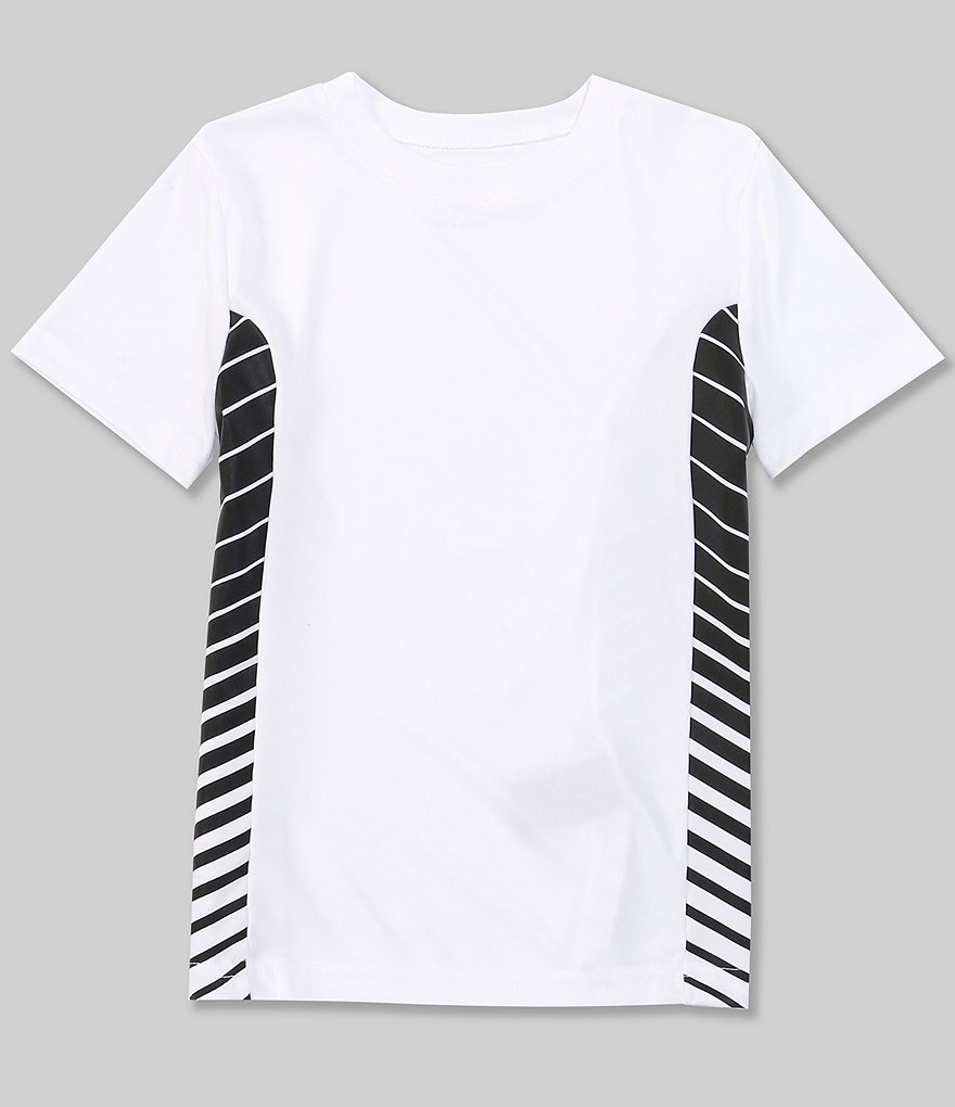 Kinetic by Class Club Little Boys 2T-7 Short-Sleeve Side Panel Performance Tee