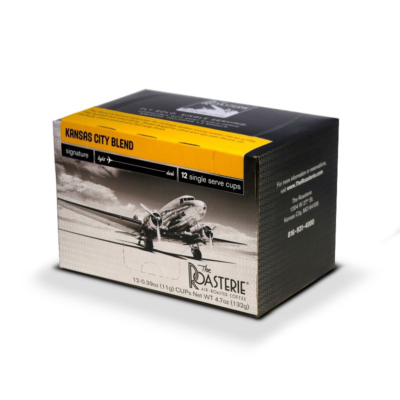 The Roasterie Kansas City Blend Light Roast Coffee - Single Serve Cups - 12ct