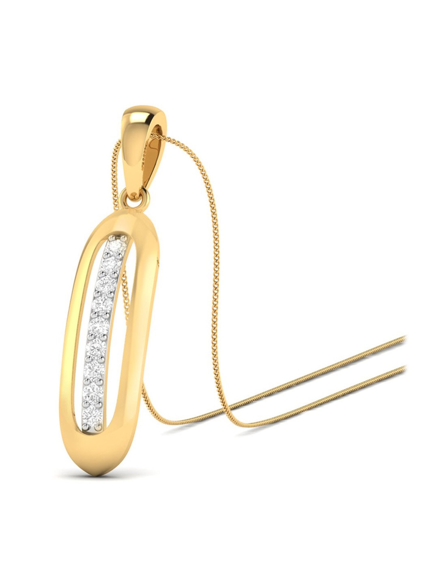 PC Jeweller Kegan 18k Gold Pendant without Chain for Women