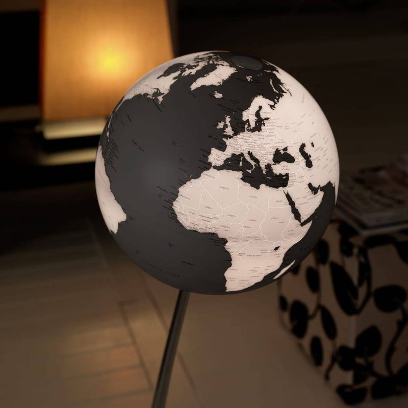 Stem Reflection Minimalist Floor Globe - Waypoint Geographic