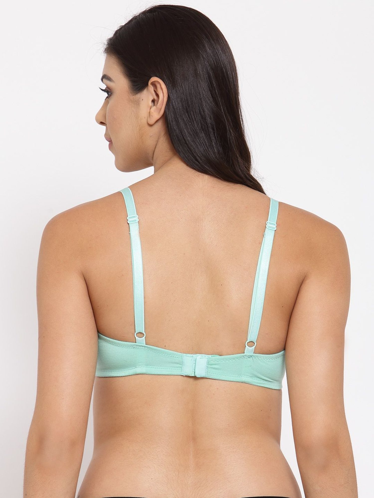 Inner Sense Green Under Wired Padded Bralette Bra (Pack Of 3)