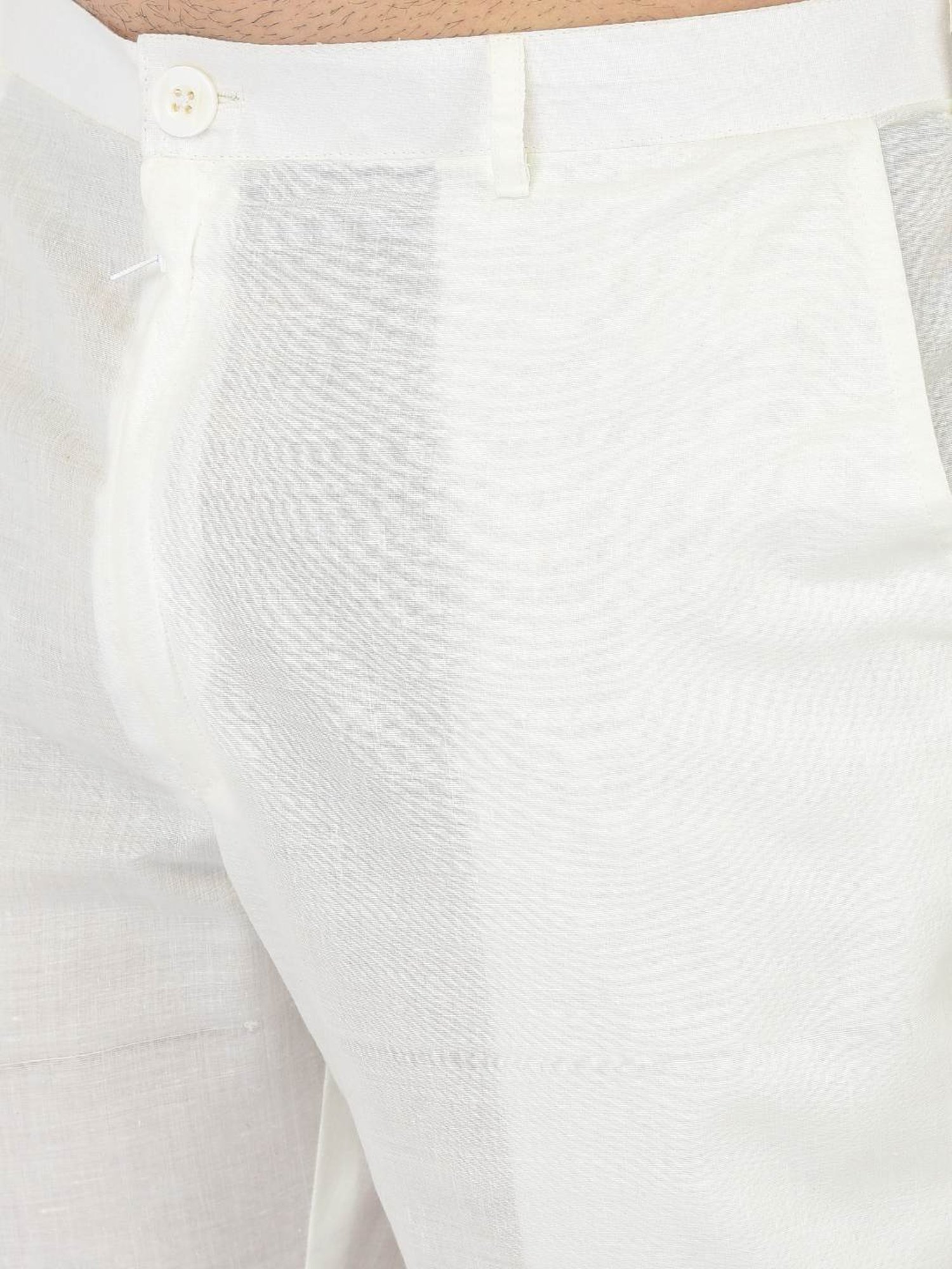 Deyann White & Pink Cotton Regular Fit Striped Kurta Set With Jacket