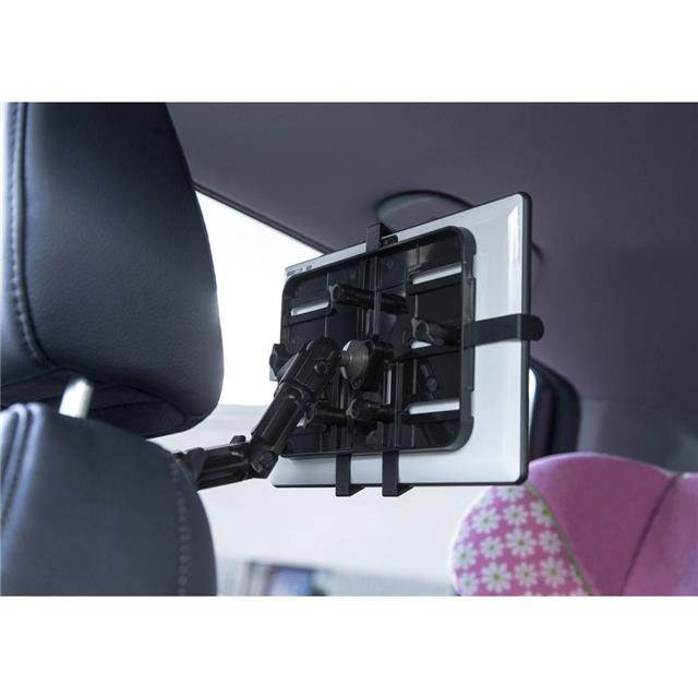 Mount-It! Premium Car Headrest Tablet Holder with Adjustable Arm |  Heavy Duty Aluminum Car Tablet Mount for iPad