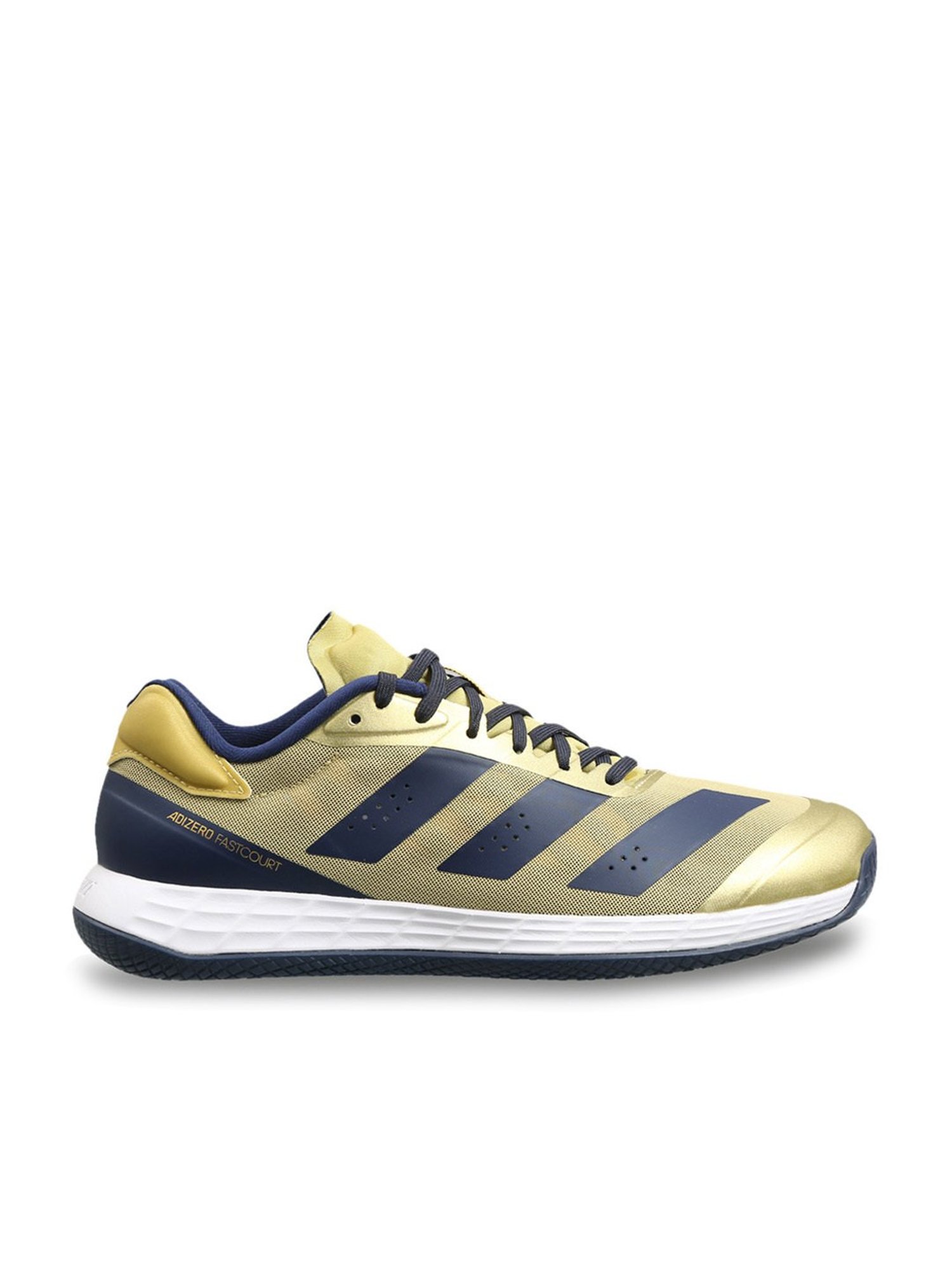 Adidas Men's ADIZERO Fastcourt M Gold Indoor Court Shoes