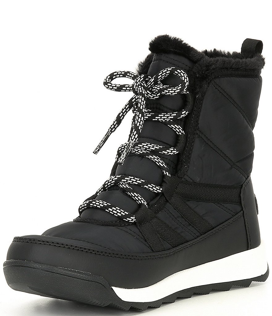 Sorel Whitney II Short Lace Nylon Waterproof Winter Booties