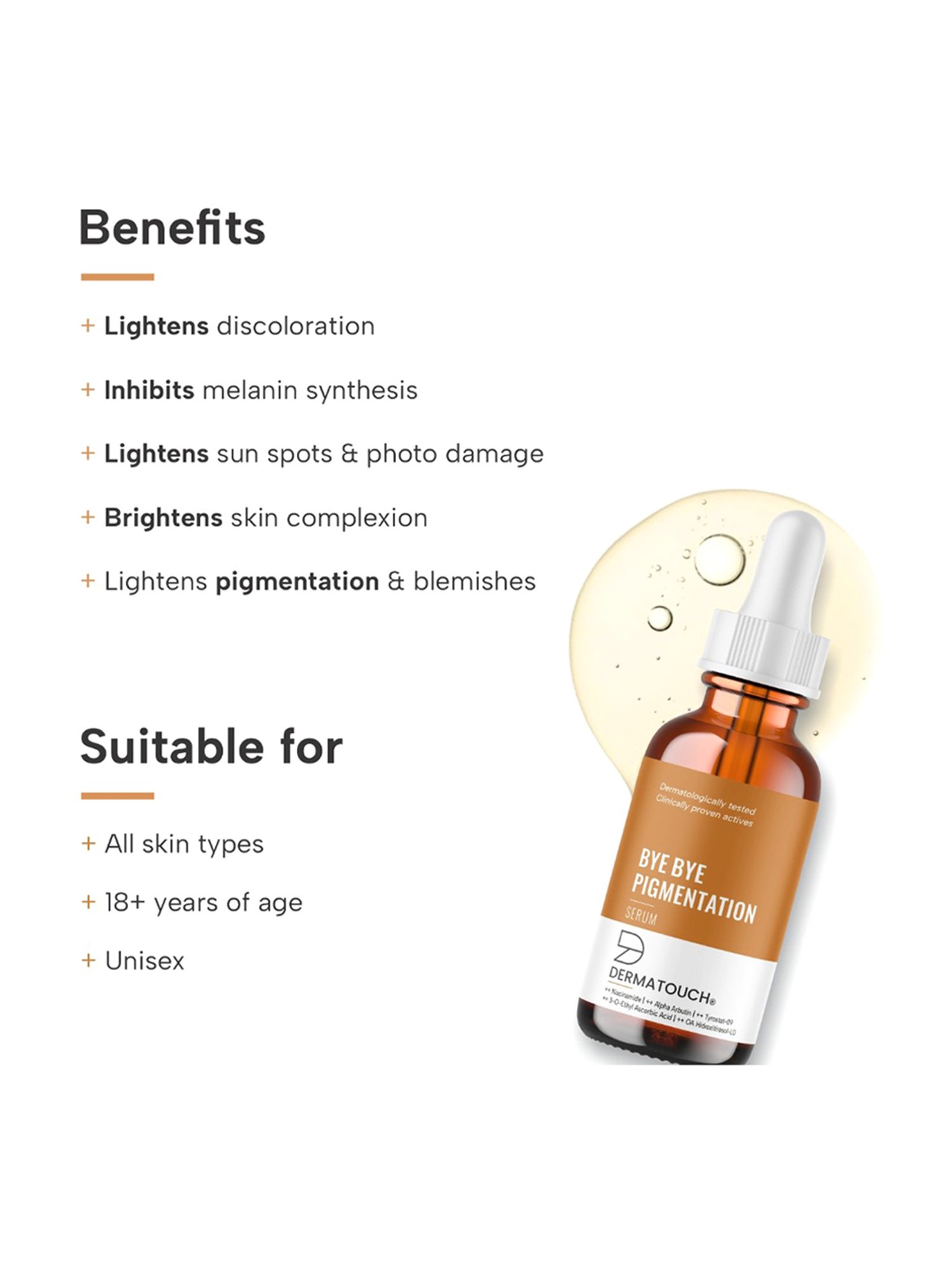 DERMATOUCH Bye Bye Pigmentation Serum - 30 ml