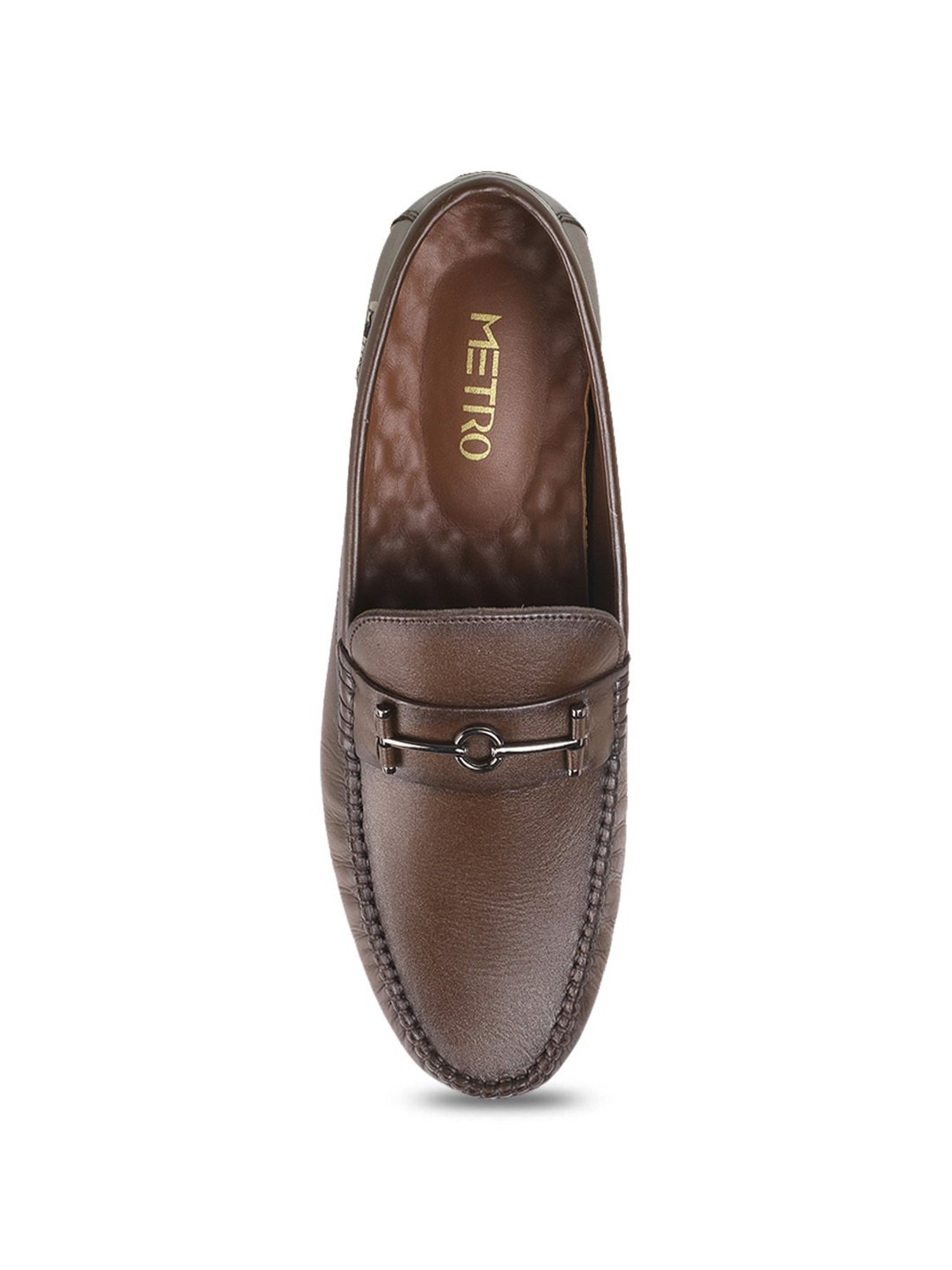 Metro Men's Brown Casual Loafers