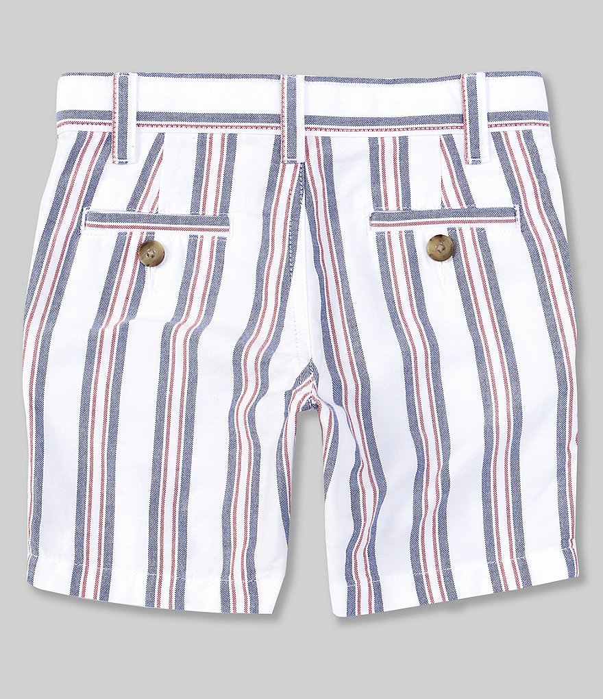 Class Club Little Boys 2T-7 Oxford Stripe Shorts