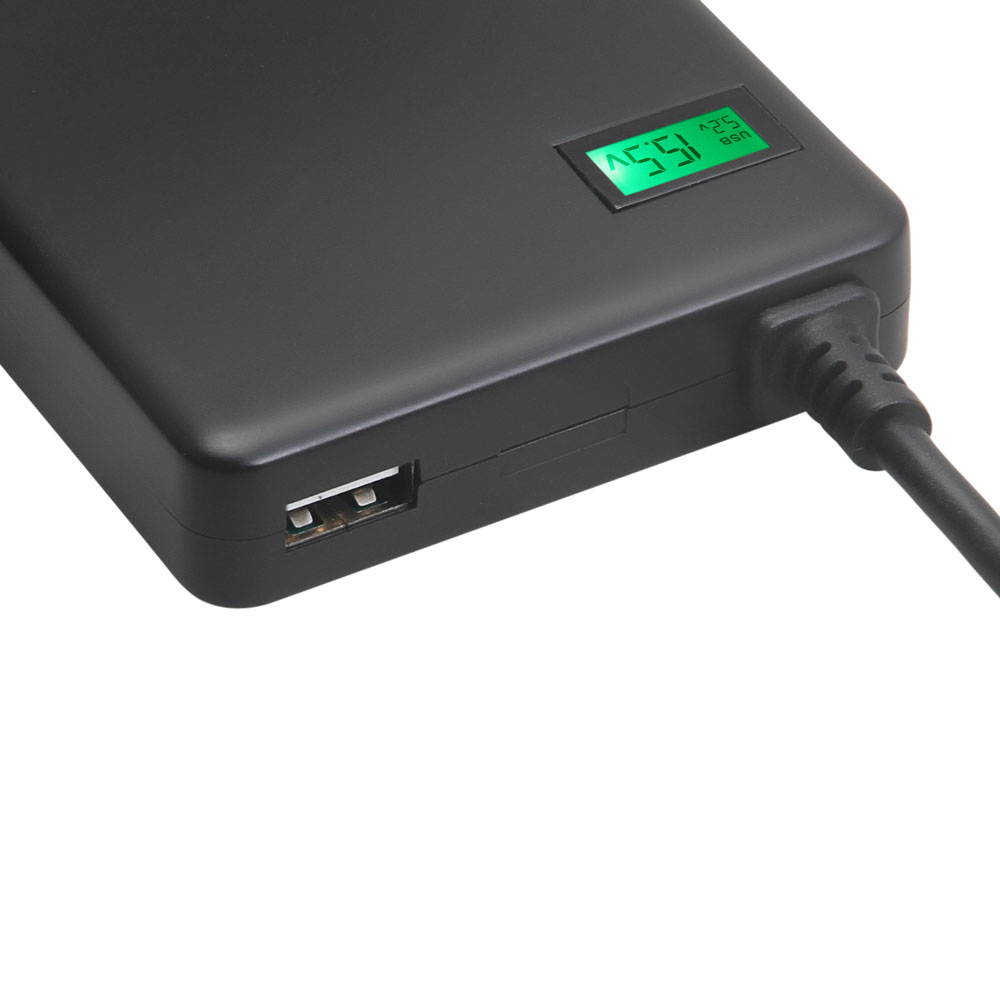 Lvsun 90 Watt Slim Universal Laptop Ac Adapter Netbook Power Supply Charger Fit for Lenovo 20.5v, Ibm 20v, Hp/compaq 18.5v, Dell 19.5v, Toshiba 18v, Sony 16v, Acer 16v, Asus 19v More Devices