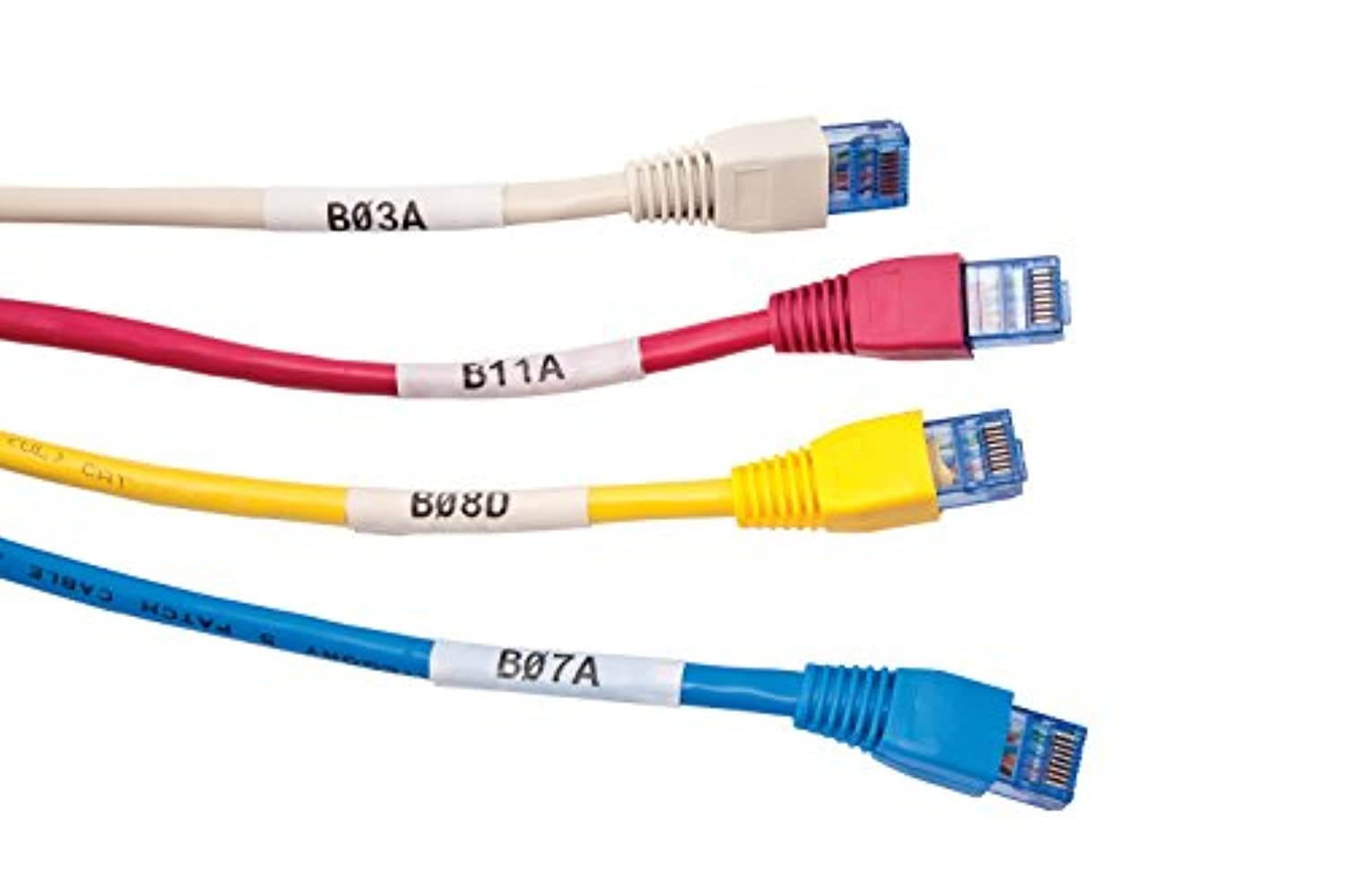 Brady - 143267 M-115-427 Vinyl B-427 Black on White/Clear Label Maker Cartridge, 1-1/4" Width x 1-1/2" Height, For BMP51/BMP53 Printers (143267)