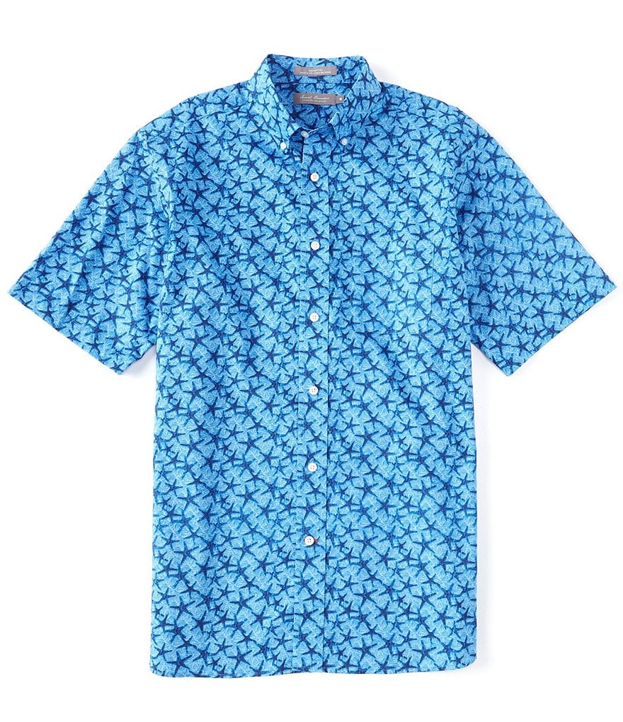 Visconti Multi-Color Polka Dot Long-Sleeve Woven Shirt