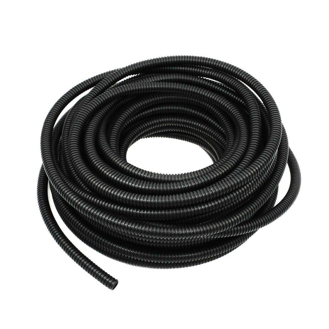 Wire Loom Black 100' Feet 1/4" Split Tubing Hose Cover Auto Home Marine
