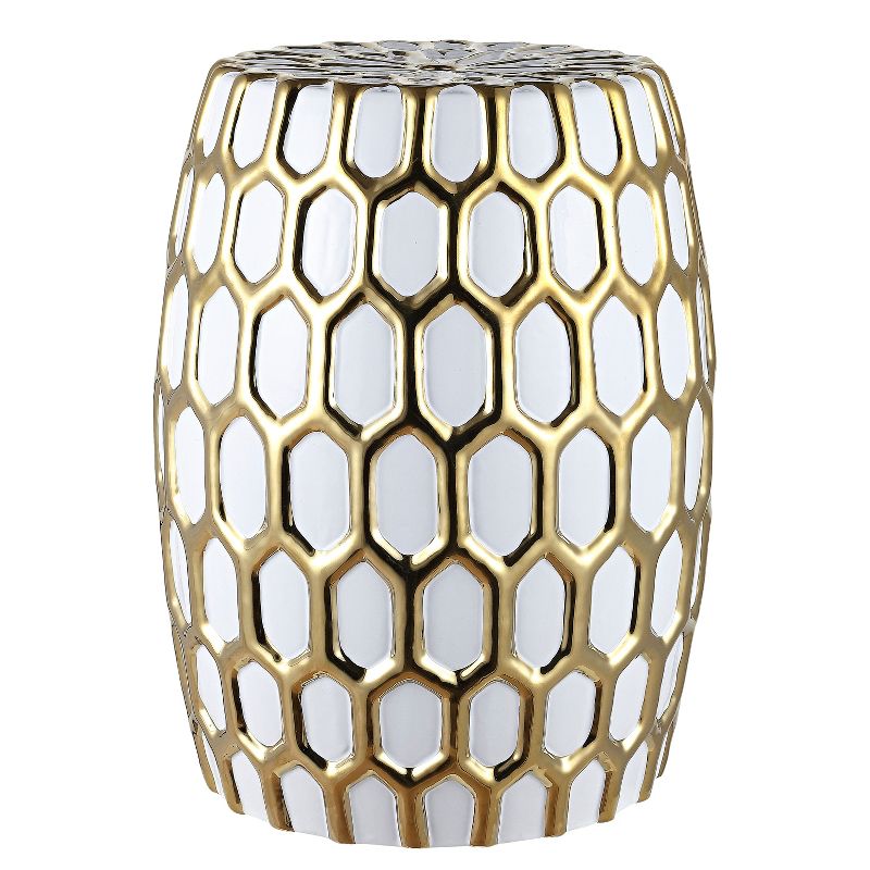 Fiber Clay Patio Garden Stool - Olivia & May