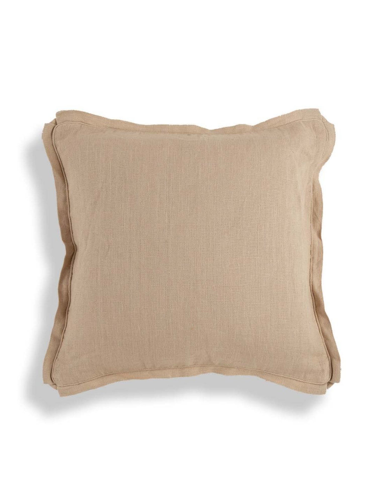 Home4U 'Dorian' Light Brown Cotton Cushion Cover - Set of 1