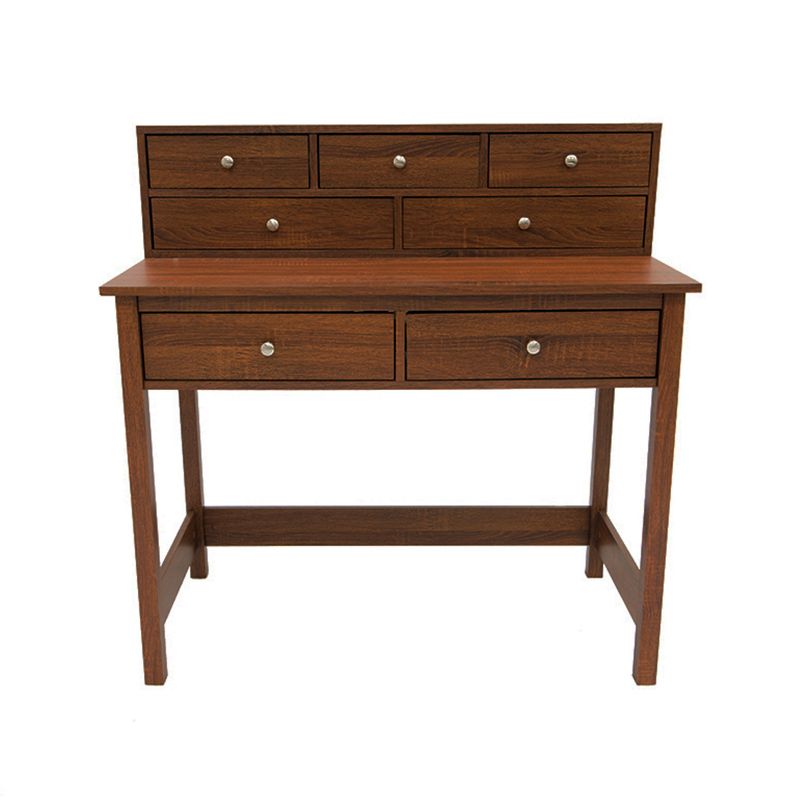 Elegant Desk with Storage Oak - Techni Mobili