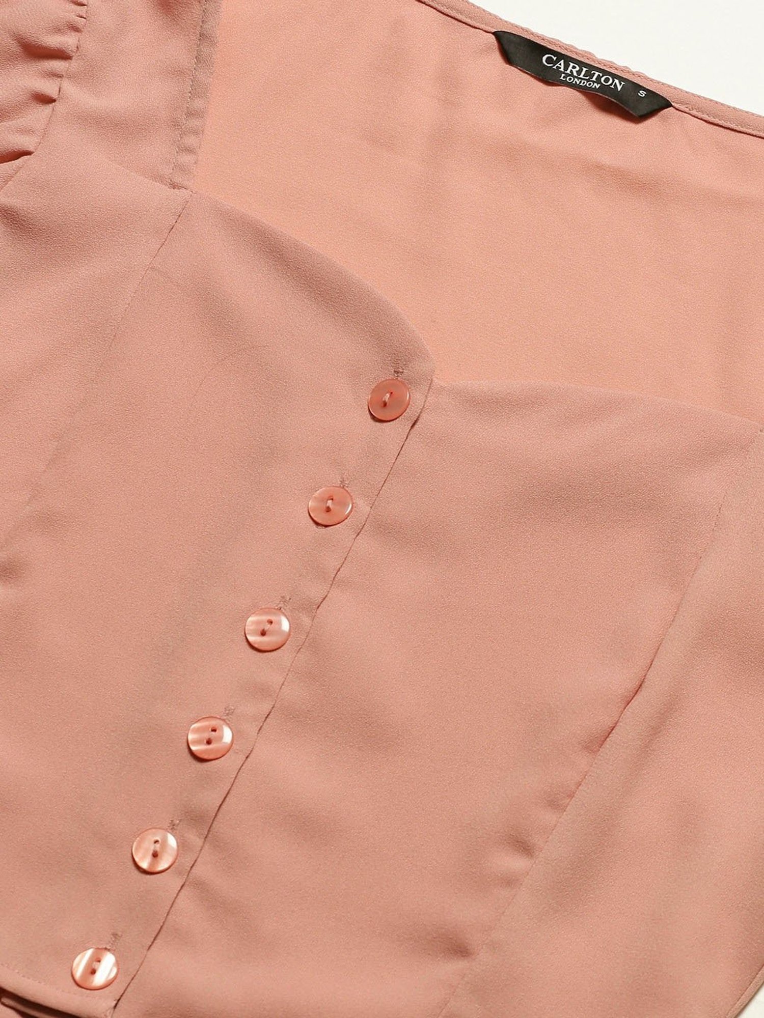 Carlton London Pink Crop Top