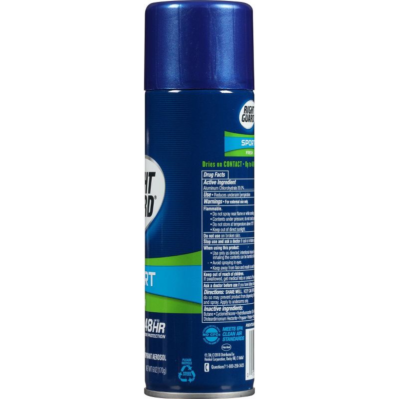 Right Guard Sport Fresh Deodorant Aerosol - 6oz