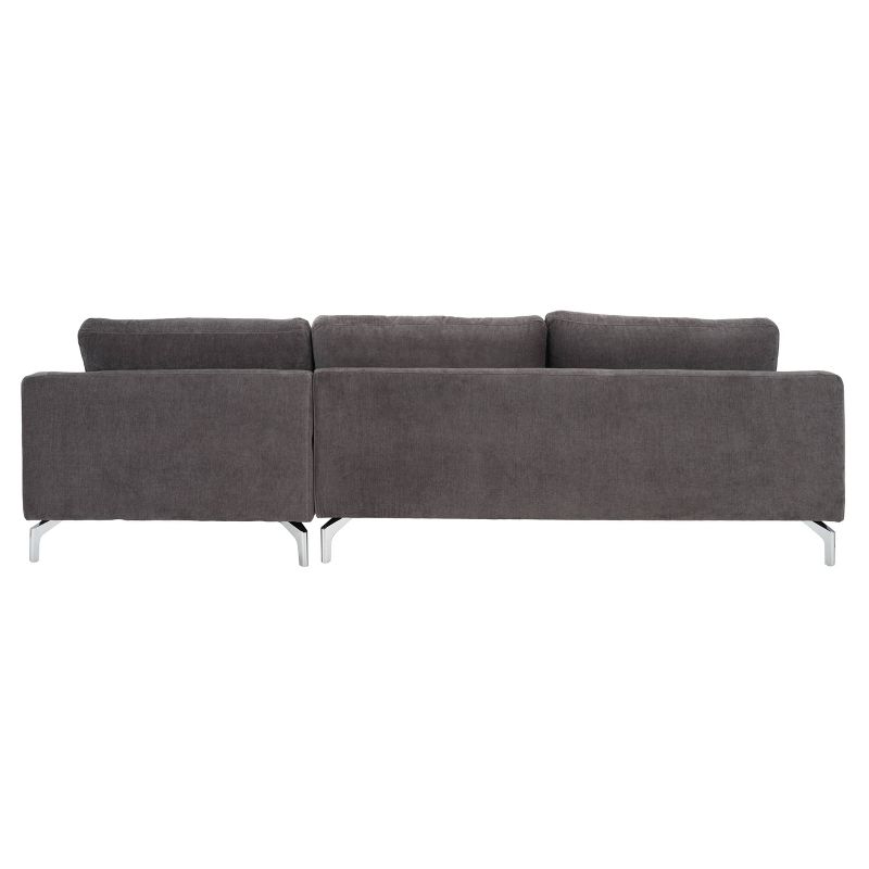 Nicholsen Modern Sofa Anthracite Gray - Safavieh