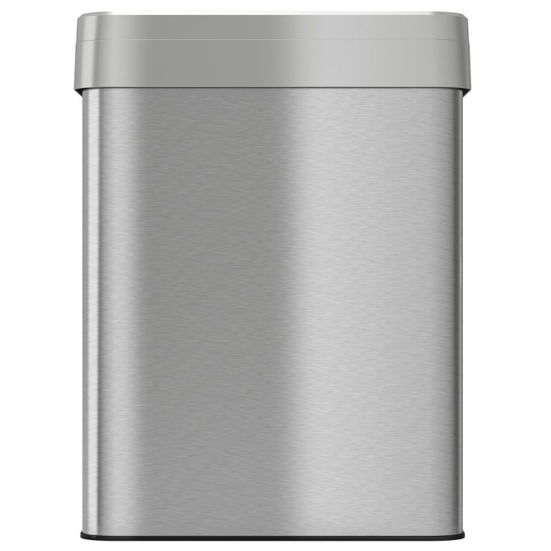 Rubbermaid 8 Quart Traditional Square Top Bedroom, Bathroom, and Office Wastebasket Trash Can, White (2 Pack)