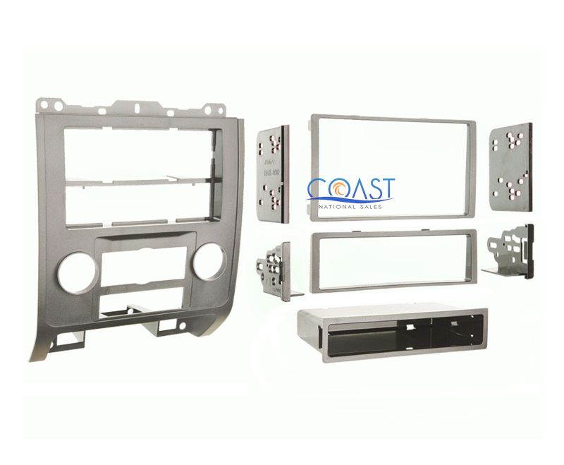 Metra 99-5814S Single or Double DIN Installation Dash Kit for 2008-up Ford Escape, Mercury Mariner, and Mazda Tribute (Silver)