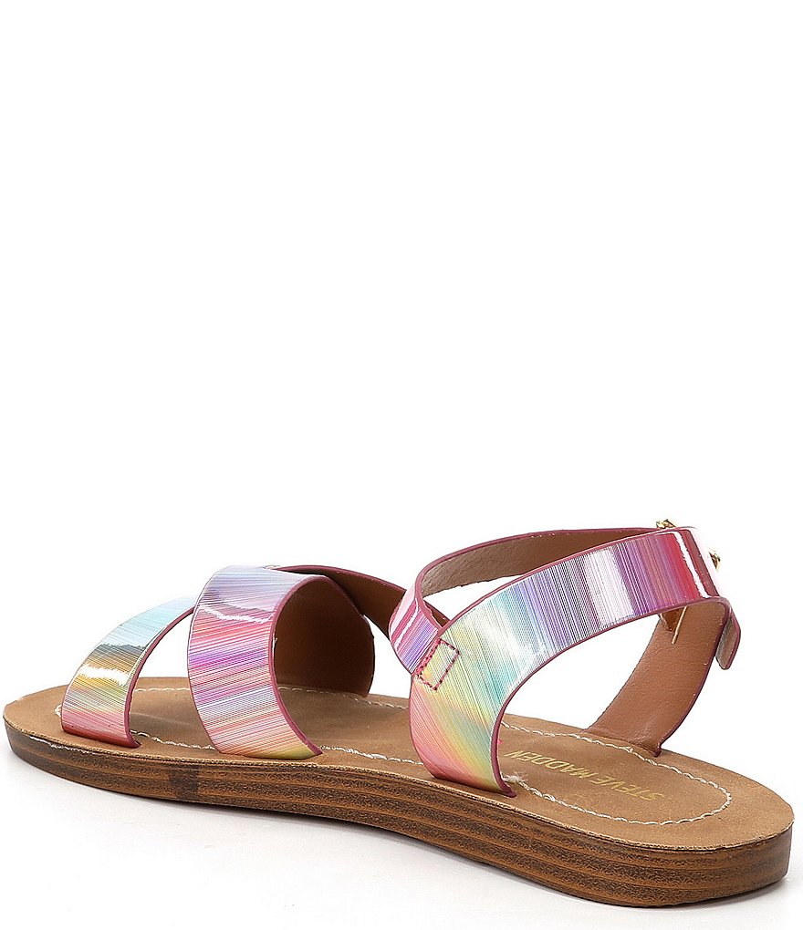 Steve Madden Girls' J-League Pink Multi Sandals (Youth)