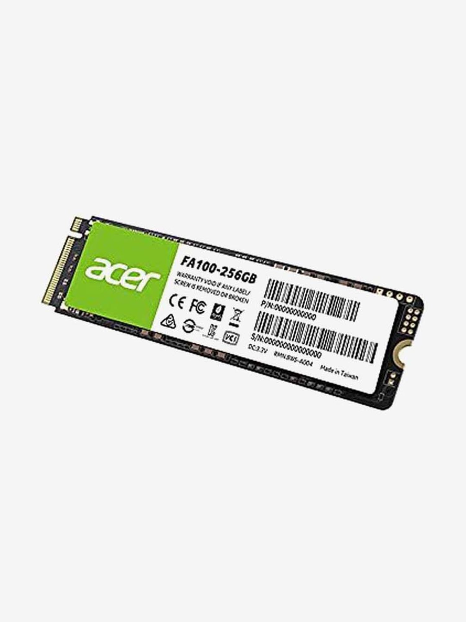 Acer FA100 256GB M.2 PCIe Gen3 x4 NVMe 3D NAND Internal Solid State Drive (Black)