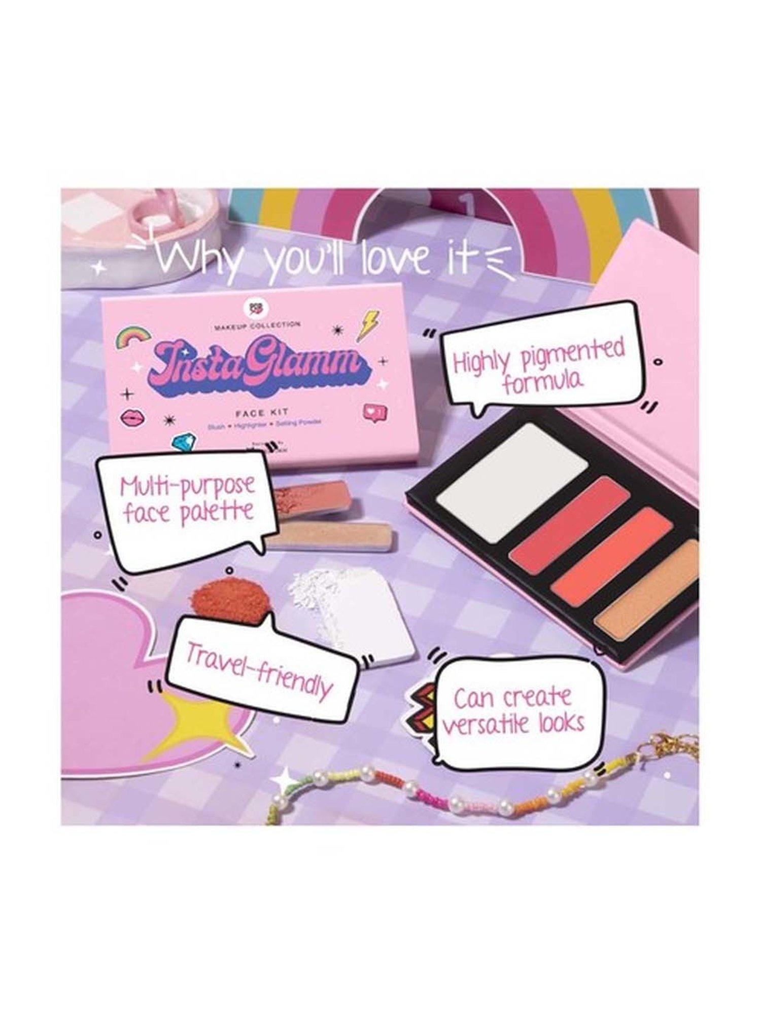 Revolution Pro Glam Mood Face Palette Medium