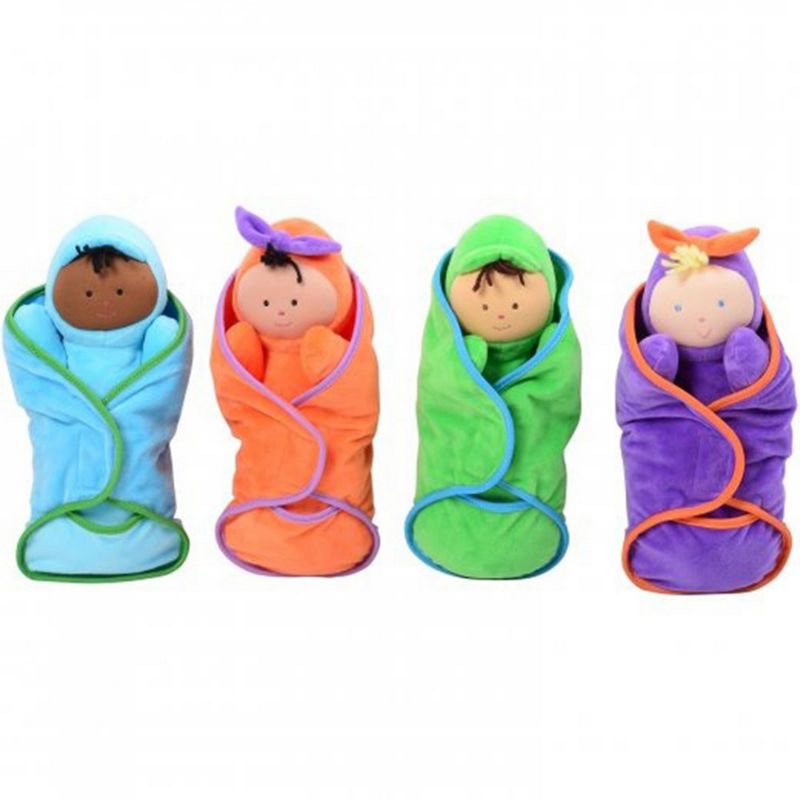 Marvel Education Company Soft Swaddle Babies - Set of 4