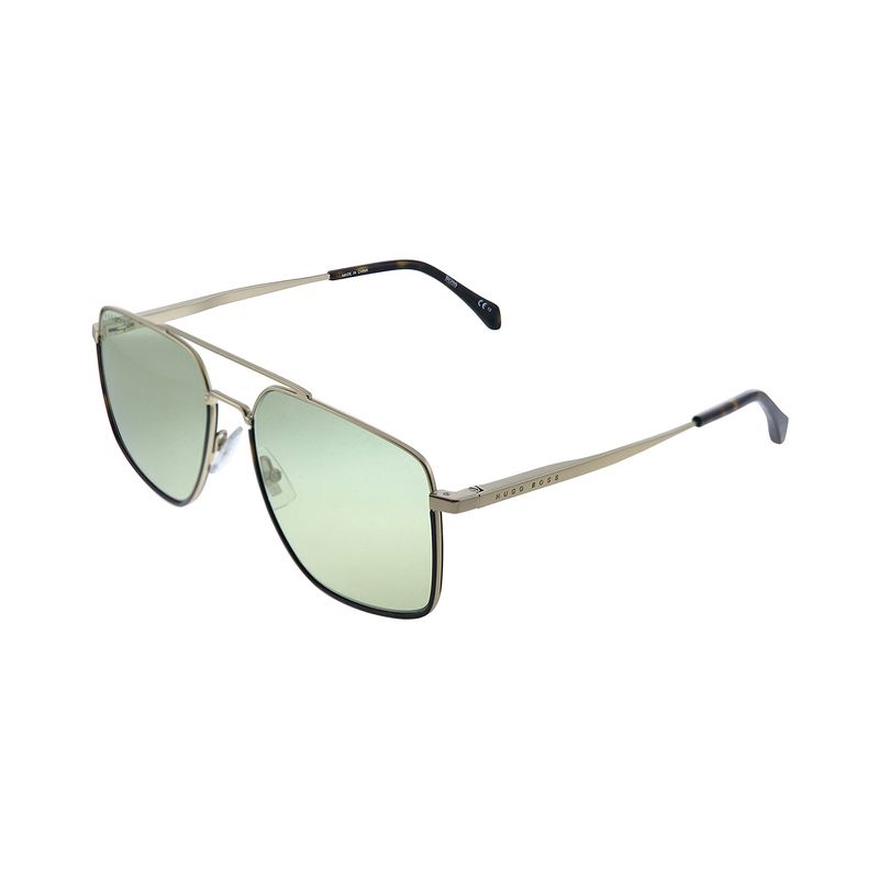 Hugo Boss 1091/S CGS Unisex Aviator Sunglasses Light Gold 58mm