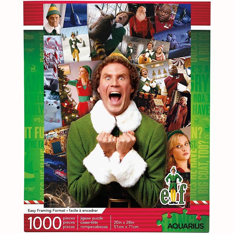 NMR Distribution Elf Collage 1000 Piece Jigsaw Puzzle