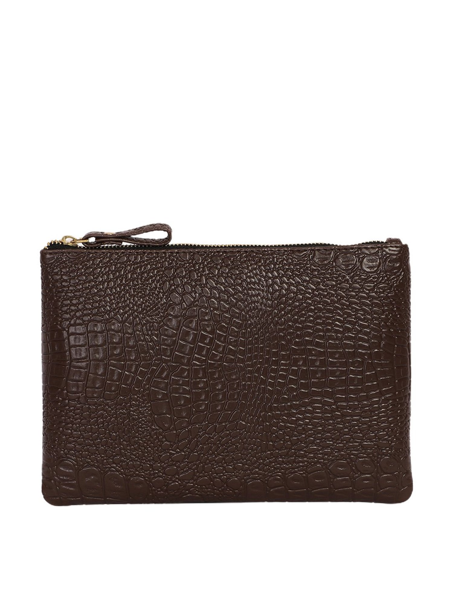 Bagsy Malone Brown Textured Small Pouch