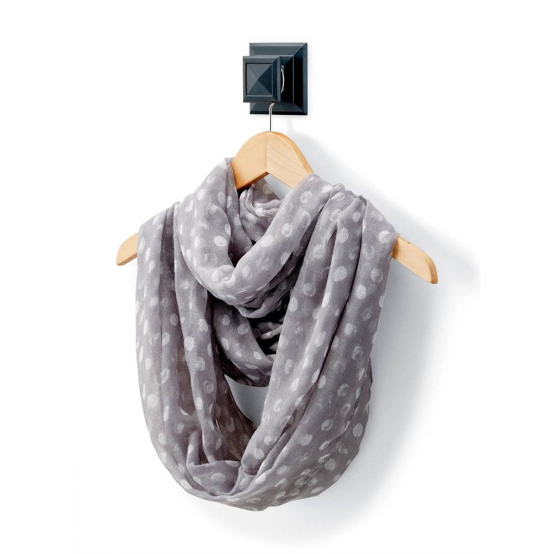 Command Decorative Knob Square/Medium Black