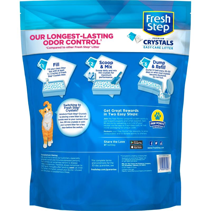 Fresh Step Crystals Premium Scented Cat Litter - 8lb
