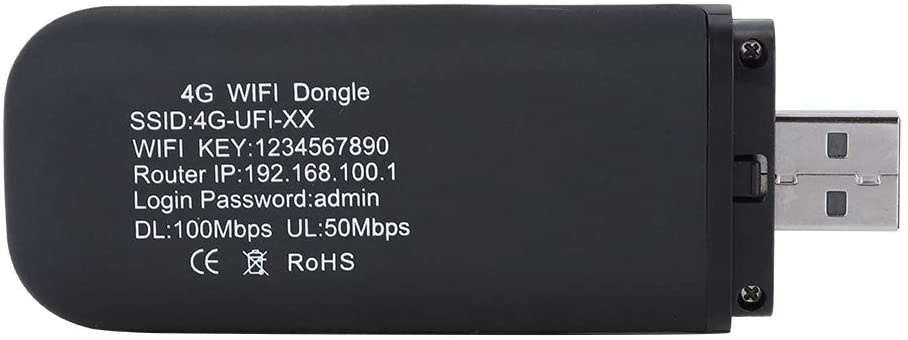 WiFi Router 4G LTE USB Portable WiFi Router Pocket Mobile Hotspot Wireless Network Smart Router(WiFi)