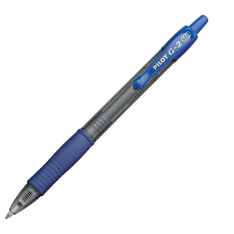 Pilot G2 Premium Retractable Gel Ink Pen Refillable Blue Ink 1mm Dozen 31257