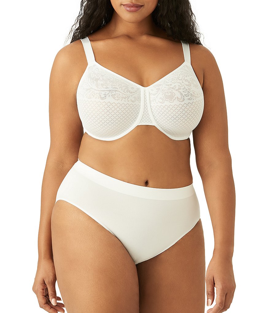 Wacoal Visual Effects Geometric Lace Minimizer Bra