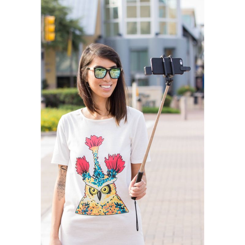 ReTrak Folding Selfie Stick with Lens & Flash