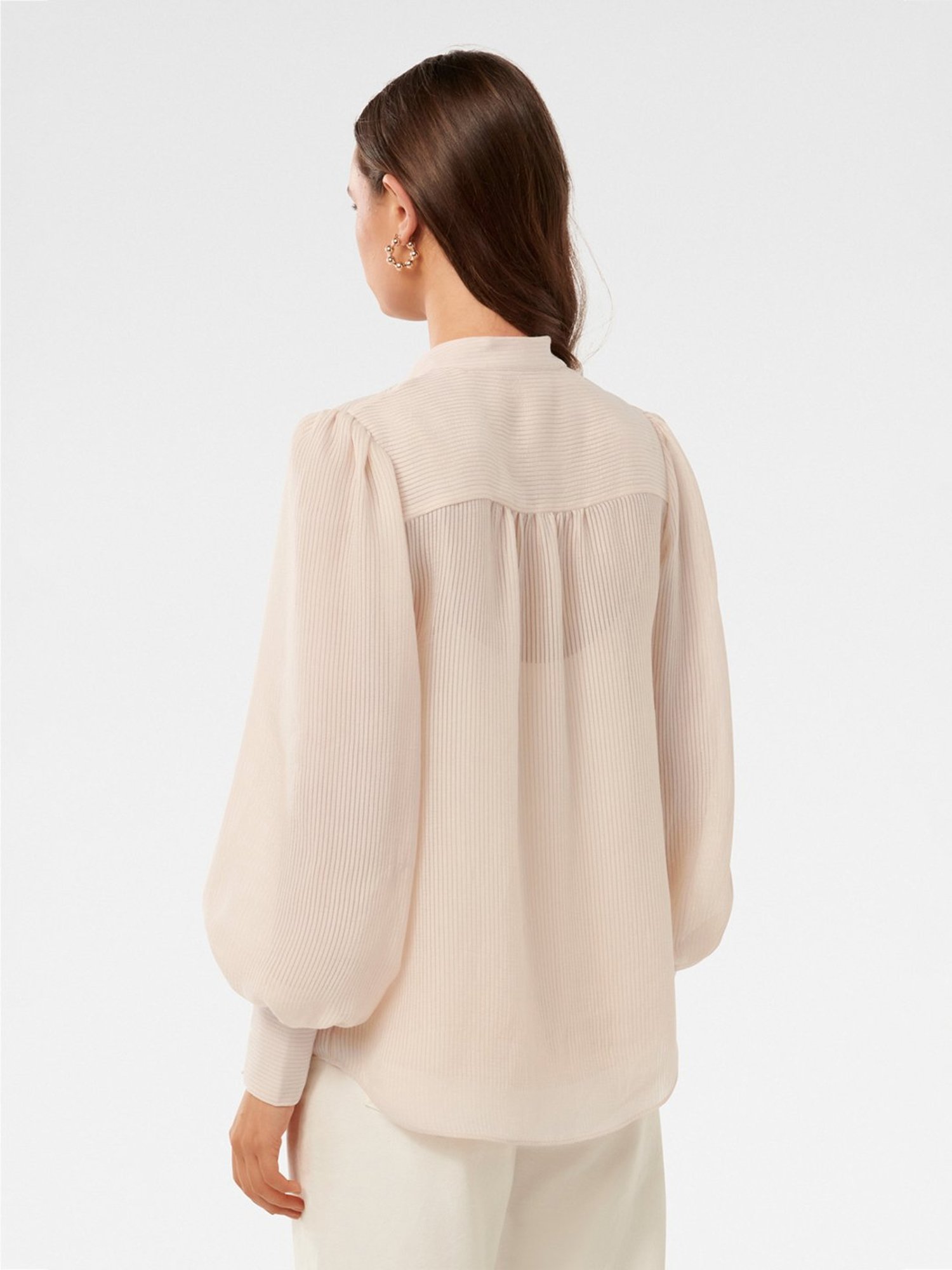 Forever New Leo Soft Stripe Blouse Top