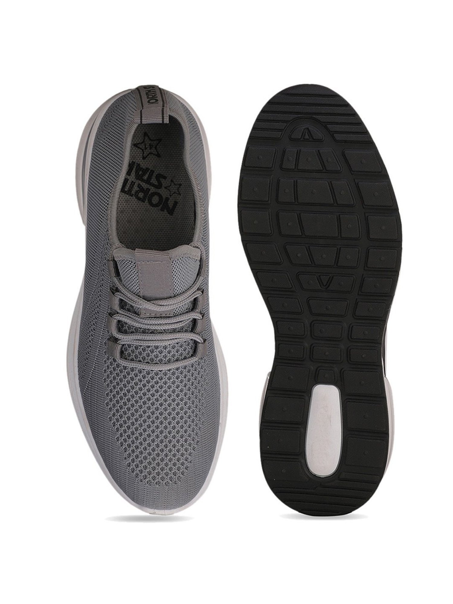 North Star by Bata Men's Grey Training Shoes