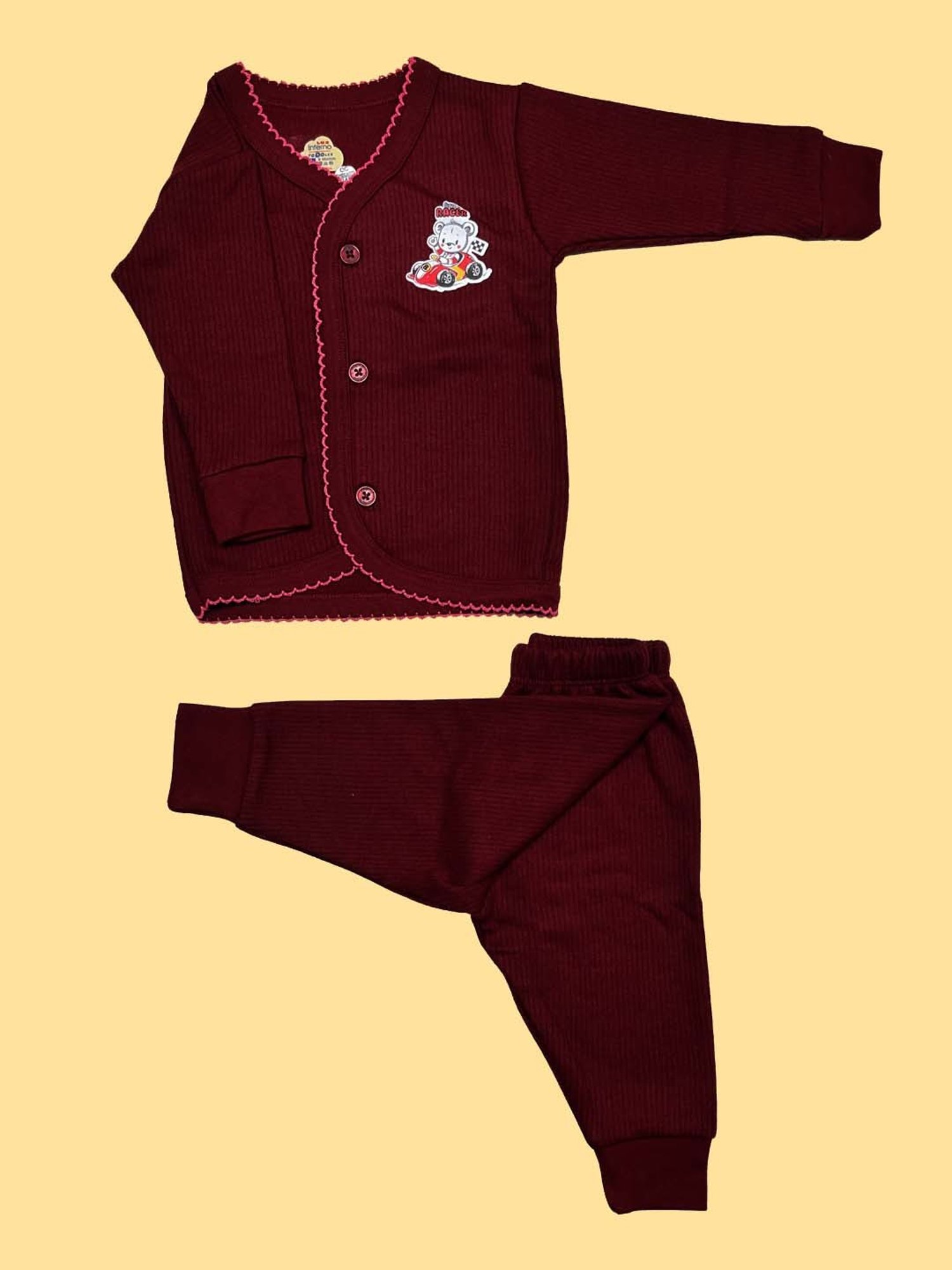 Bodycare Kids Assorted Striped Full Sleeves T-Shirt with Pants