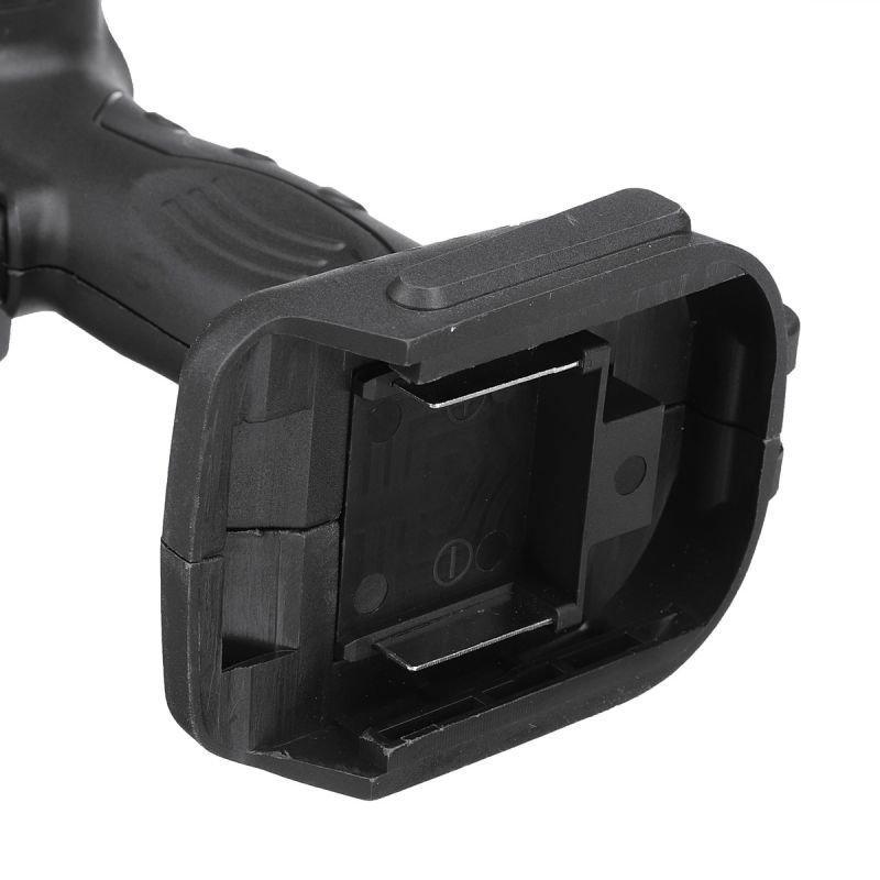 Doersupp 24V 6 Inch Cordless Electric Chain Saw Wood Cutter 550W One-Hand Saws Woodworking Machine W/ 1pc Battery-US Plug/Black