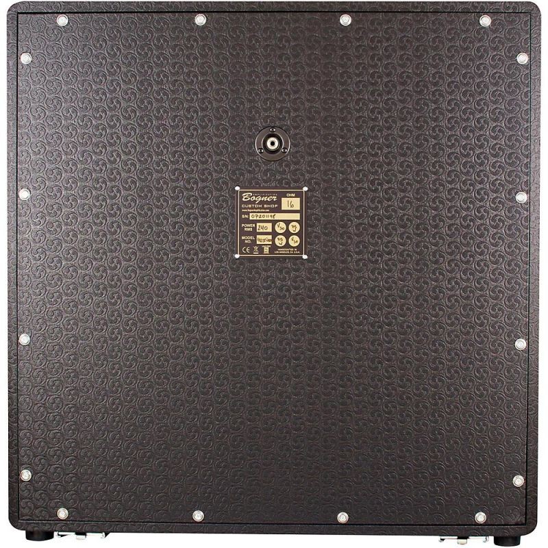 Bogner 412STU 210W 4x12 Uberkab Guitar Speaker Cabinet Comet Straight Black Straight