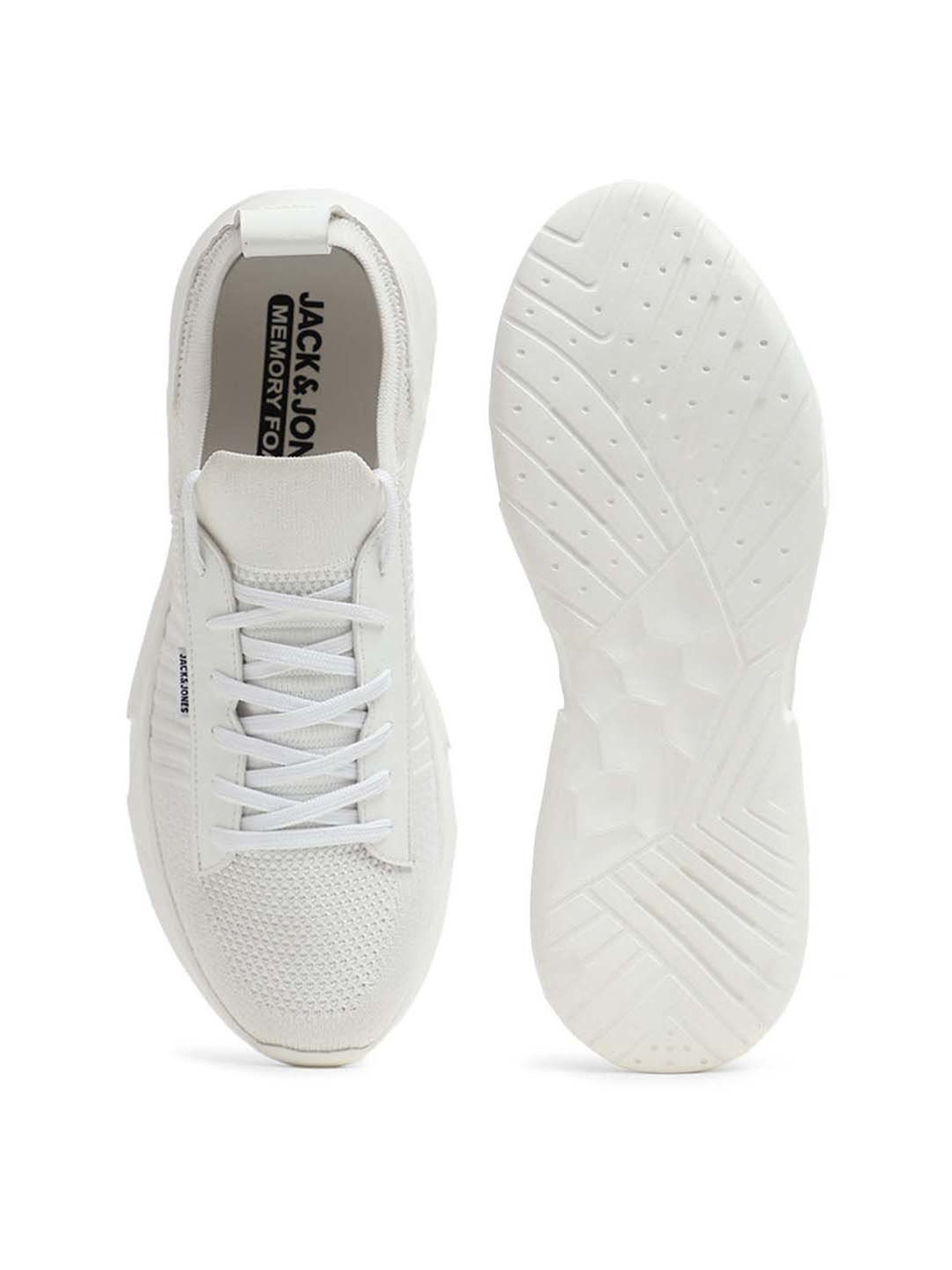 Jack & Jones Men's Bright White Casual Sneakers