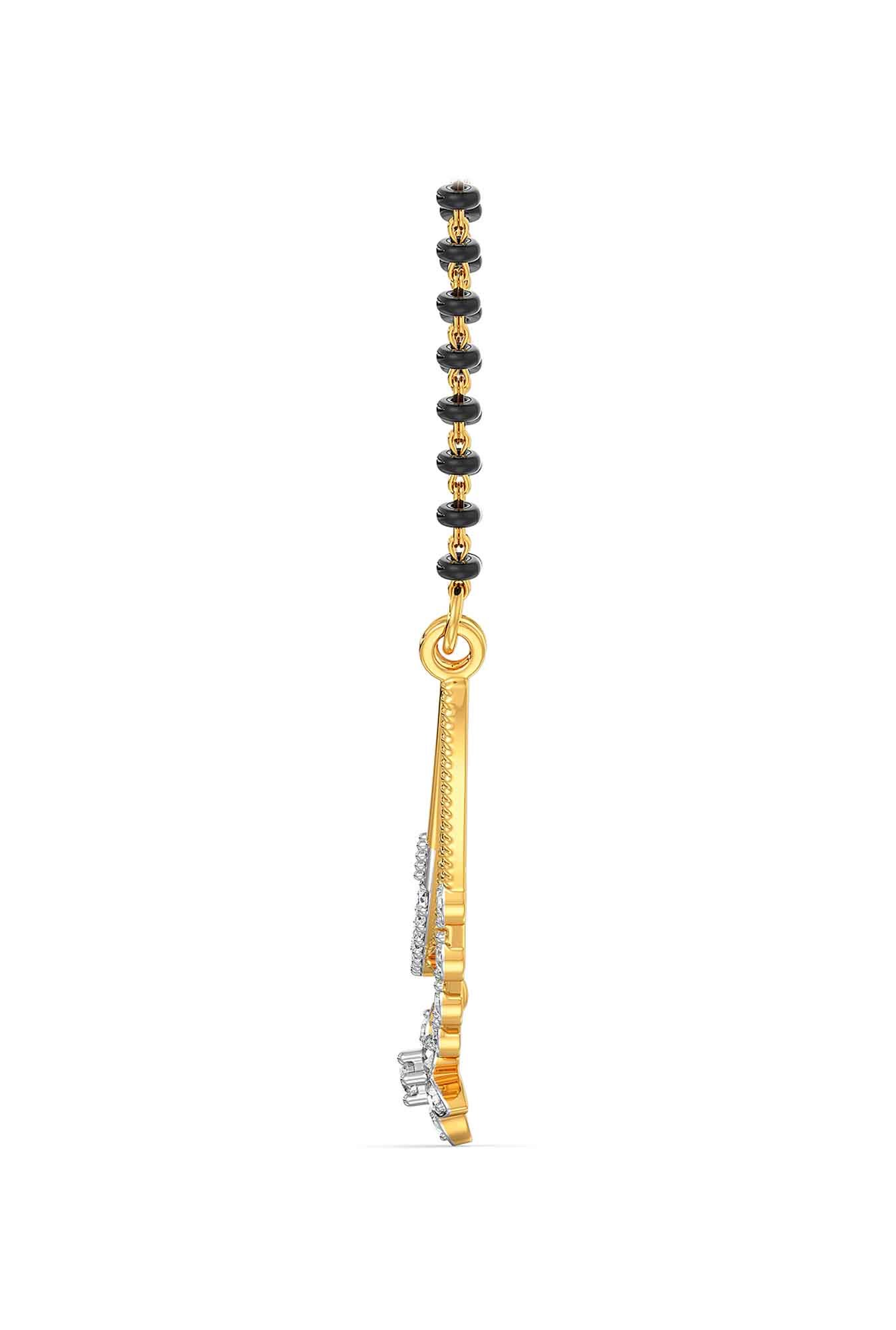 Waman Hari Pethe Jewellers 18k Gold & Diamond Mangalsutra for Women