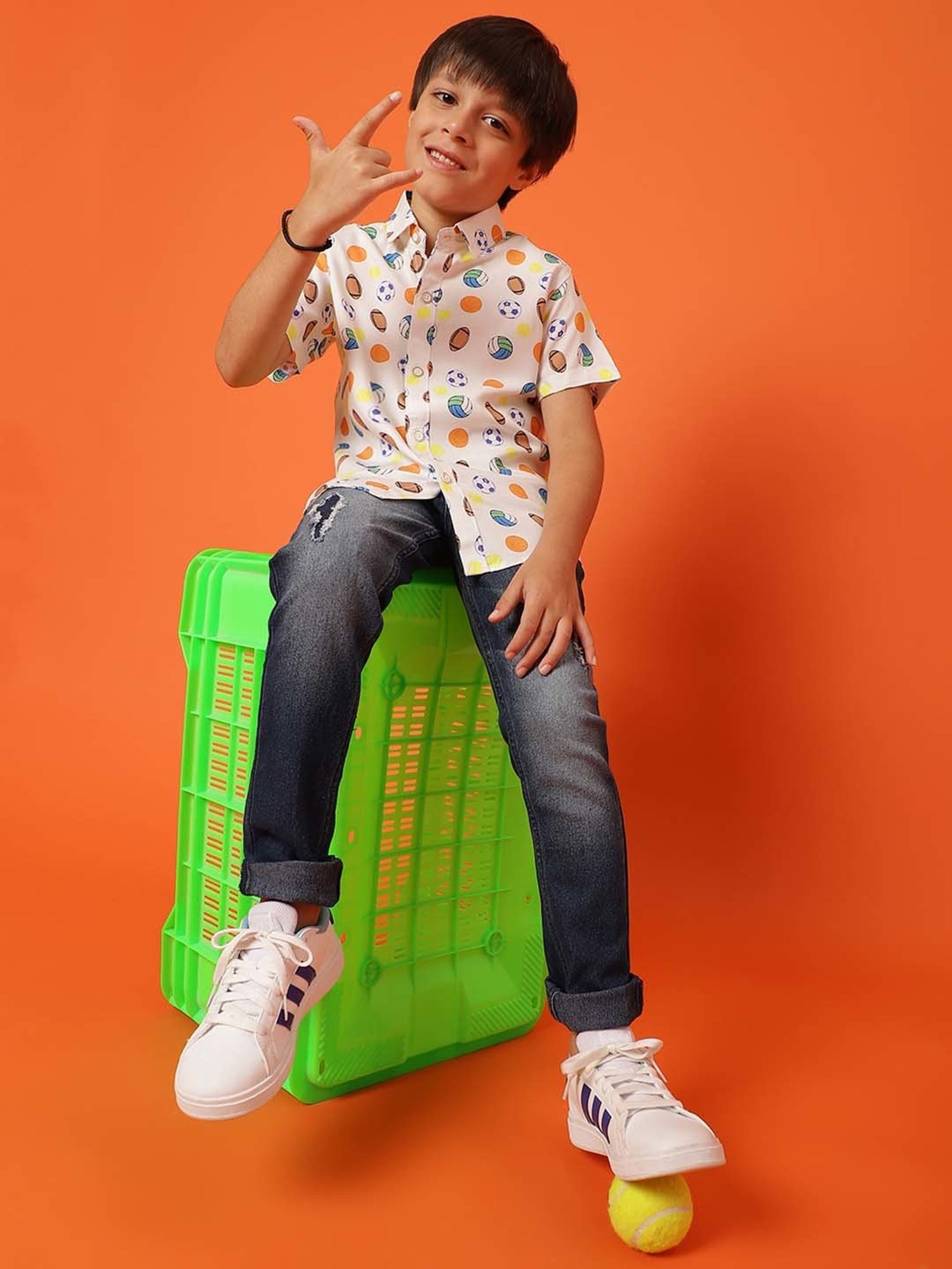Tales & Stories Kids Multicolor Printed Shirt