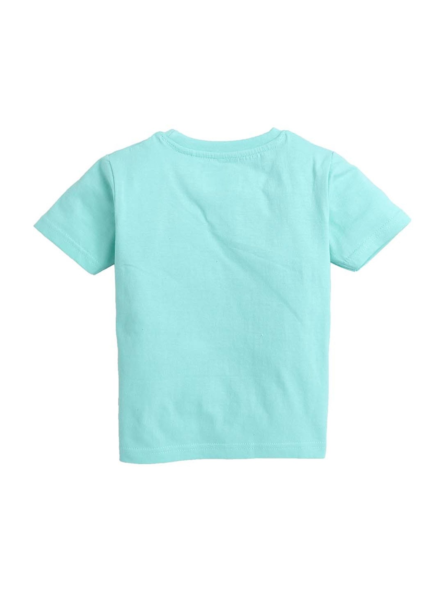 Bumzee Kids Green & Red Printed T-Shirt (Pack of 2)