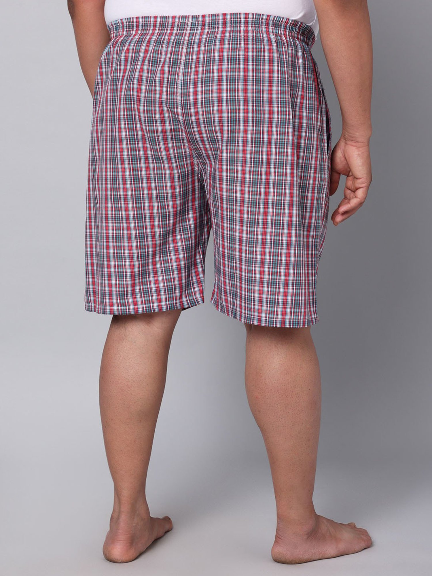 Urban Scottish Multi Cotton Regular fit Checks Boxers