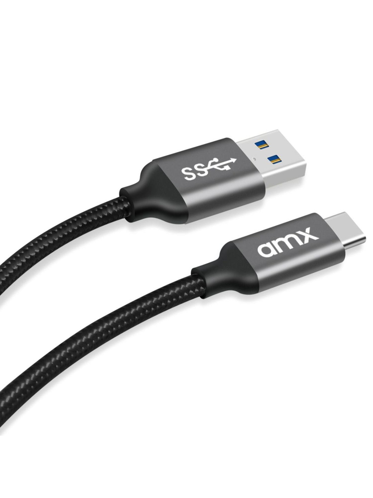 AMX Type-C USB 3.1 Gen 1 to USB-A Cable (Grey)